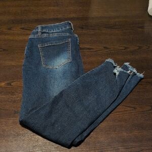 SHEIN Distressed Skinny Jeans